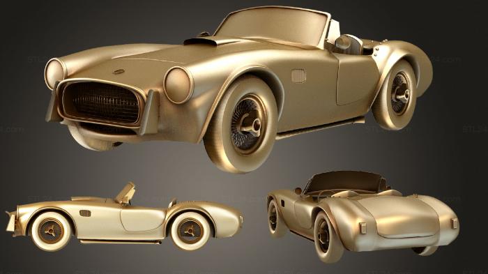 Автомобили и транспорт (Шелби, CARS_3414) 3D модель для ЧПУ станка